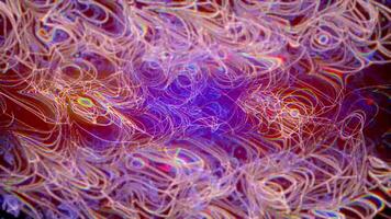 Energy Abstract Lines from Dots and Waves of Magical and Electrical Background. video