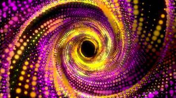 Fantastic Rotating Particle Array 03. 4K video