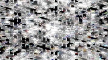 Glass Animated Multicolored Beautiful Background. Animation. 4K video