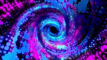 Fantastic Rotating Particle Array 02. 4K video