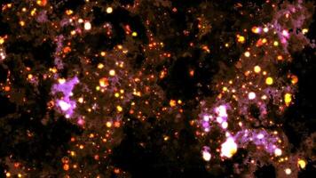 Abstract Animated Background Of Moving Particles 06 video
