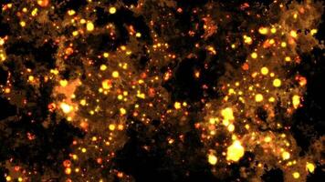 Abstract Animated Background Of Moving Particles 04. video