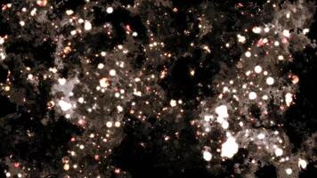 Abstract Animated Background Of Moving Particles 02. video