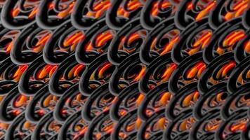 Animated Spiral with 3D Elements. video