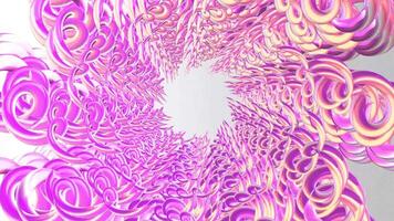 Animation of a Moving Background with 3D Spirals 03. video
