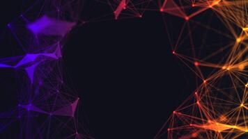 Two tone plexus background video