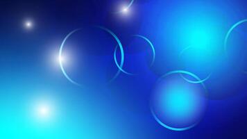 Abstract white and blue color background with glowing light, circle lines pattern. illustration. vector