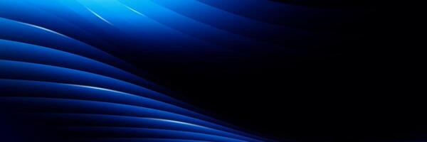 Abstract blue and black color, modern design stripes background with curve lines. illustration. vector