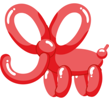 elephant figure with balloons png