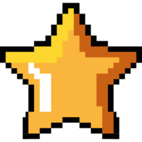 game star pixelated png