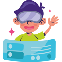 virtual realidade do utilizador usando png