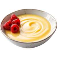 Creamy Lemon Curd with a Raspberry Swirl png