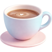 Cup of Coffee with Cream png