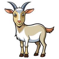 goat illustration on a white background on a white background vector
