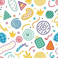seamless pattern on a white background vector