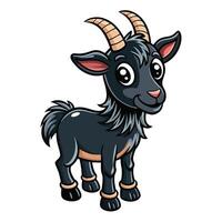 goat with white background vector