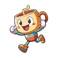 a cartoon character on a white background on a white background vector
