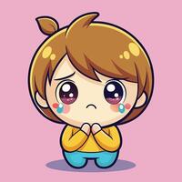 cute little boy crying, crying, crying, crying, crying, crying, crying, crying vector