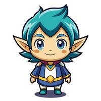 character with on a white background vector