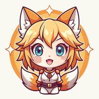 foxy fox by kawaii-fox vector