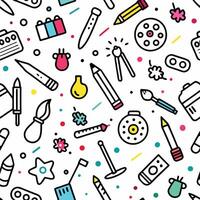 a colorful pattern on a white background vector