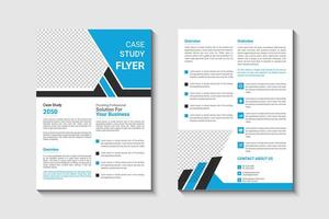 Case study design vector