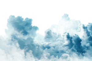 Dramatic cumulus clouds form a dynamic pattern against a clear sky, showcasing nature's beauty and atmospheric complexity. png