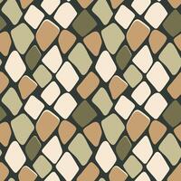 Snake skin seamless pattern. Snake print. Hand drawn wild animal skin abstract texture vector