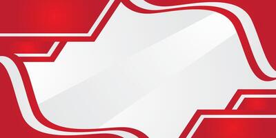 Abstract red white geometric background images vector