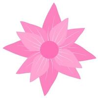 Simple flower plant vector
