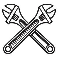 Garage Tools and Equipment Sketch for Auto Mechanics vector