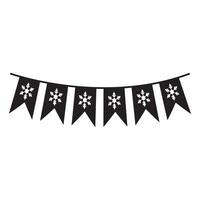 Unique Bunting Banner Flags Design for Festive Decorations vector