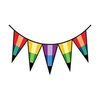 Creative Patterns Bunting Banner Flags Illustration Design vector