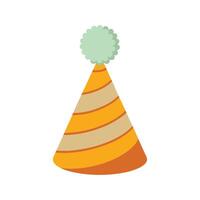 Charming Birthday Cap Illustration Design vector