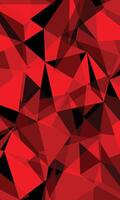 Abstract red geometric low poly triangle pattern modern wallpaper vector