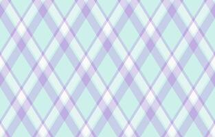 Beautiful pastel plaid pattern in soft mint green and lavender. Ideal for backgrounds, textiles, stationery, and website design. Adds a touch of gentle elegance to any project. vector