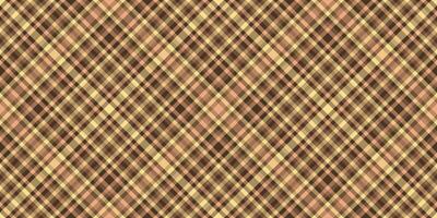 Mosaic pattern texture background, celtic tartan fabric plaid. Simplicity check textile seamless in orange and dark colors. vector