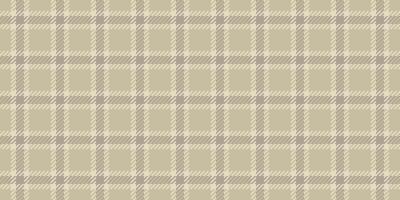 Elegant neutral plaid pattern. Subtle beige and taupe tones create a sophisticated texture perfect for textile design, website backgrounds, or stationery. Versatile and calming aesthetic. vector