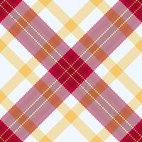 Checkered seamless check, invitation textile texture pattern. Skirt background plaid tartan fabric in red and alice blue colors. vector