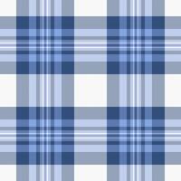 Random seamless textile pattern, up plaid background. King tartan fabric check texture in blue and light colors. vector