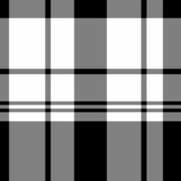 New check seamless fabric, revival pattern textile. Wrapping background tartan texture plaid in gray and black colors. vector