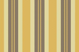 Birthday seamless stripe textile, perfect lines vertical background. Realistic fabric texture pattern in light and amber colors. vector