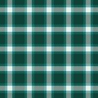 Bold tartan fabric , simplicity check textile background. Striped plaid texture pattern seamless in dark and teal colors. vector