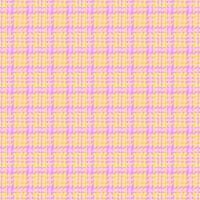 Dining room texture tartan, xmas check background pattern. Checker textile fabric plaid seamless in light goldenrod and light colors. vector