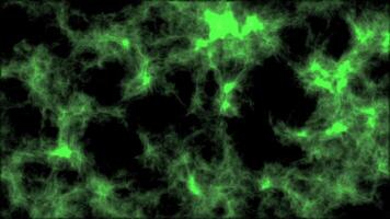 Exploring the Captivating Visuals of Abstract Green Fractals in Motion video