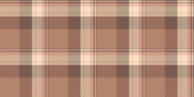 Deluxe seamless background tartan, gingham fabric textile. Desert plaid check texture pattern in orange and red colors. vector