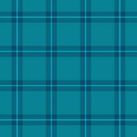 Stylish teal and dark teal plaid pattern. Perfect for textile design, website backgrounds, or fashion projects. Clean, modern aesthetic. Seamless repeat for versatile applications. vector