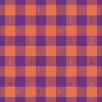 Regular check textile fabric, nostalgia seamless tartan plaid. Menswear background pattern texture in eminence and red colors. vector