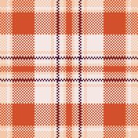 Cosy seamless check, fibre fabric background textile. December pattern plaid tartan texture in white and red colors. vector