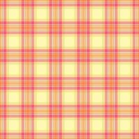 Oilcloth fabric background , minimalist check tartan textile. Festive seamless texture pattern plaid in yellow and red colors. vector